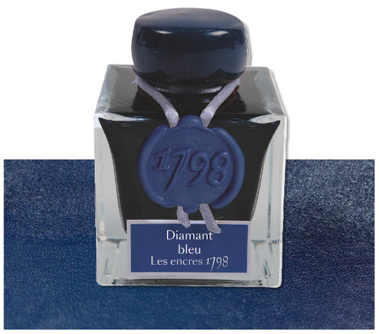 J. Herbin 1798 Anniversary Bottled Ink in Diamant Bleu - 50 mL