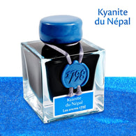 J. Herbin 1798 Bottled Fountain Pen Ink in  Kyanite du Nepal - 50 mL