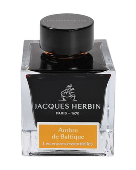 J. Herbin Ambre de Baltique Essential Bottled Fountain Pen Ink - 50mL