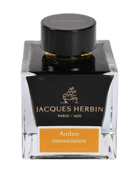 J. Herbin Ambre Insouciance (Amber) Scented Bottled Fountain Pen Ink - 50mL