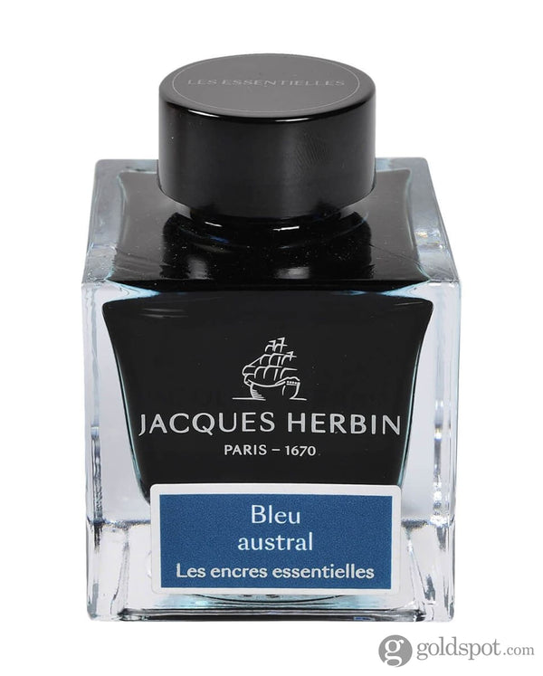 J. Herbin Essential Bottled Ink in Bleu Austral 50ml Fountain Pen Cartridges