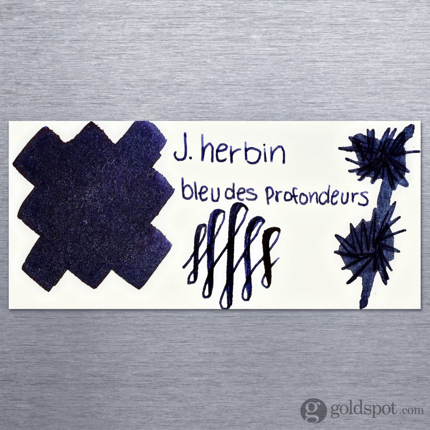 J. Herbin Bottled Ink in Bleu des Profondeurs (Ocean Depths Blue) Bottled Ink