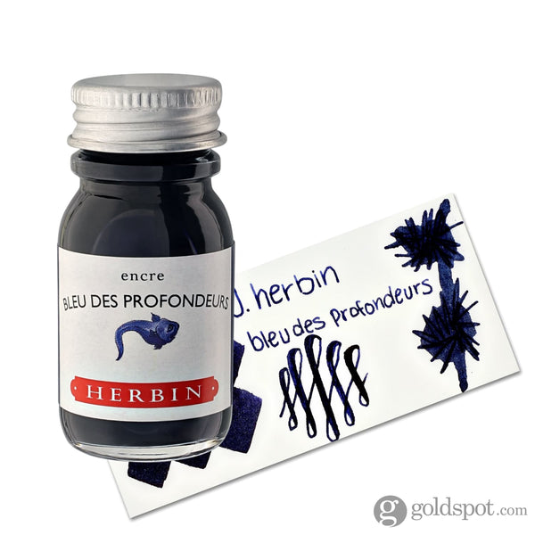 J. Herbin Bottled Ink in Bleu des Profondeurs (Ocean Depths Blue) 10ml Bottled Ink