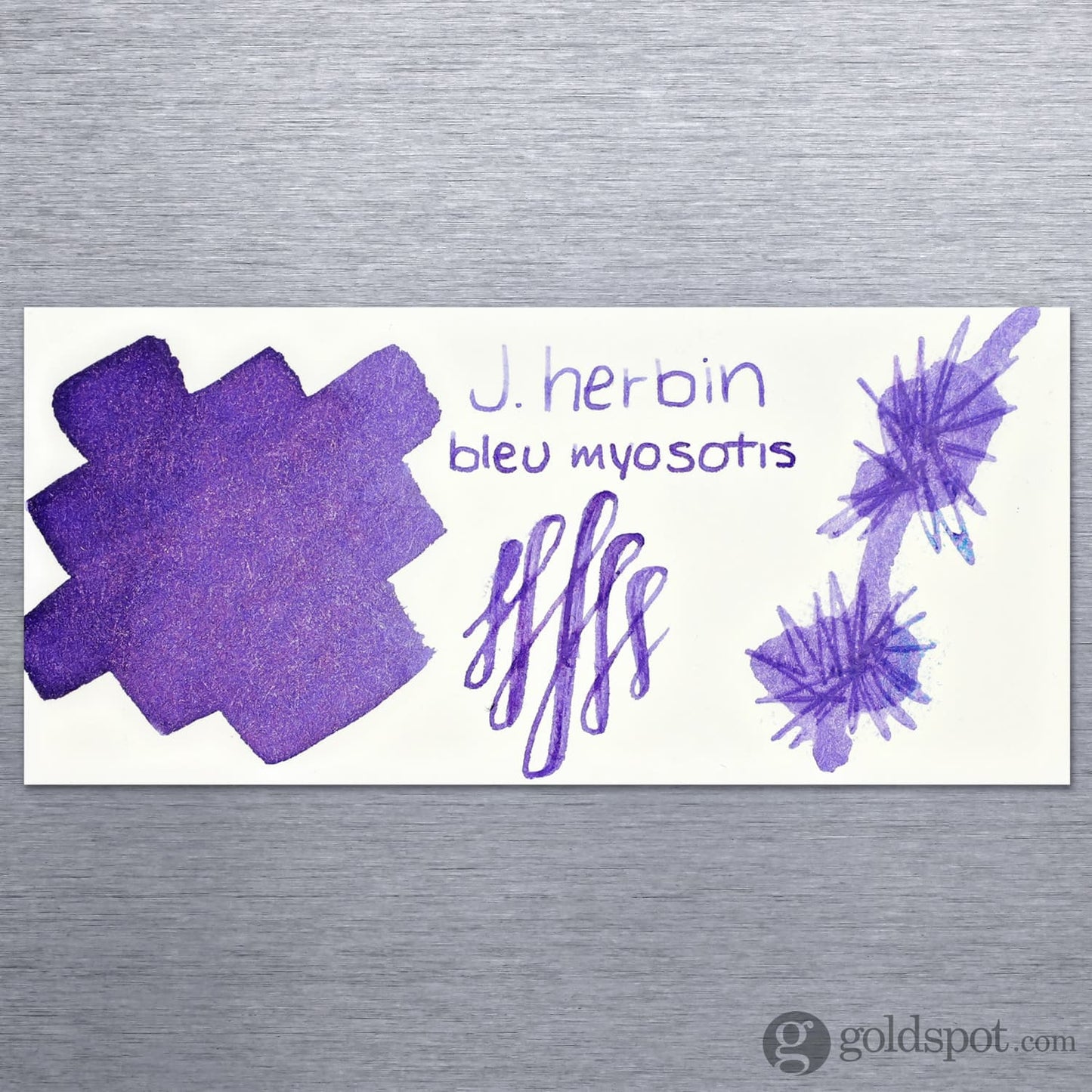 J. Herbin Bottled Ink and Cartridges in Bleu Myosotis (Forget-me-not Blue) Bottled Ink