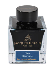 J. Herbin Bleu Plenitude (Blue) Scented Bottled Fountain Pen Ink - 50mL