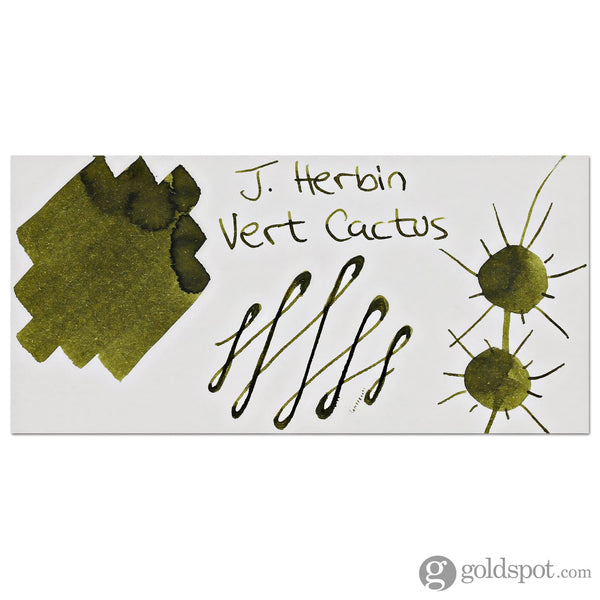 J. Herbin Bottled Ink in Vert Cactus (Green Cactus) Bottled Ink