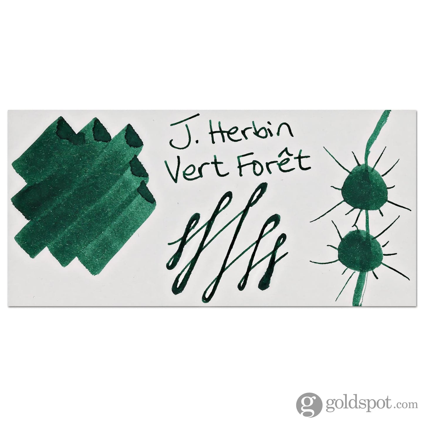 J. Herbin Bottled Ink in Vert Forêt (Forest Green) Bottled Ink