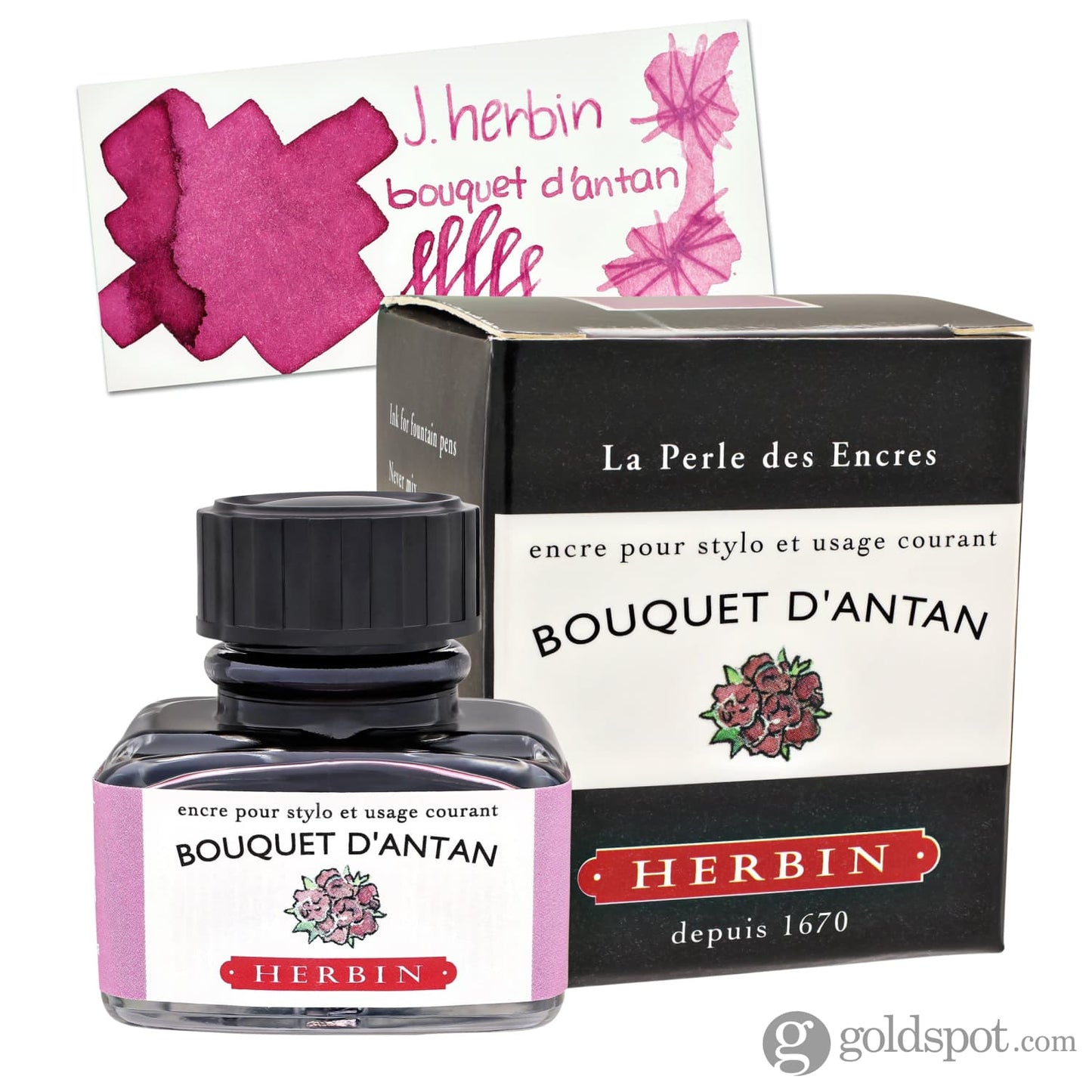 J. Herbin Bottled Ink in Bouquet d’Antan (Bouquet of Yesterday) 30ml Bottled Ink