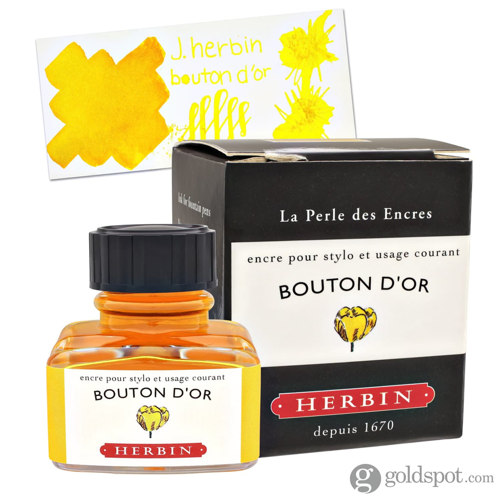 J. Herbin Bottled Ink in Bouton d’Or (Gold Button) 30ml Bottled Ink