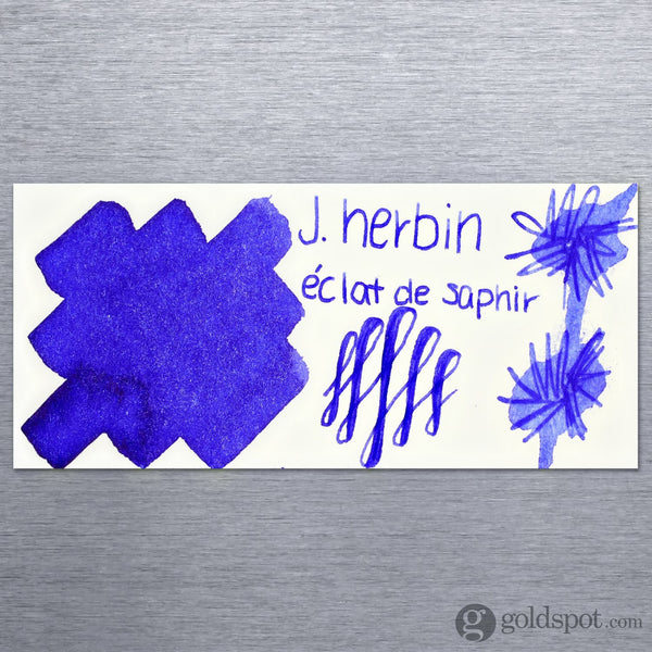 J. Herbin Bottled Ink and Cartridges in Eclat de Saphir (Sapphire Blue) Bottled Ink