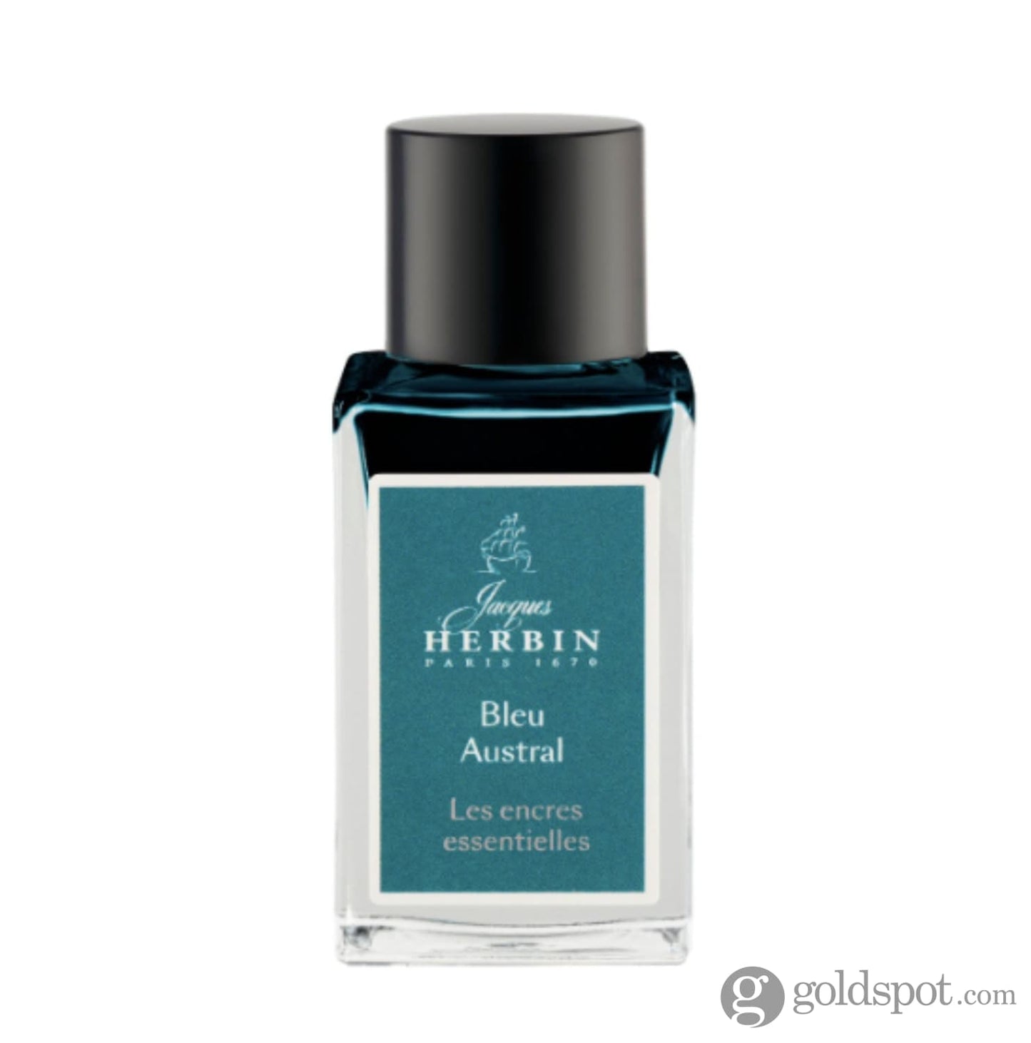 J. Herbin Essential Bottled Ink in Bleu Austral 15ml Fountain Pen Cartridges