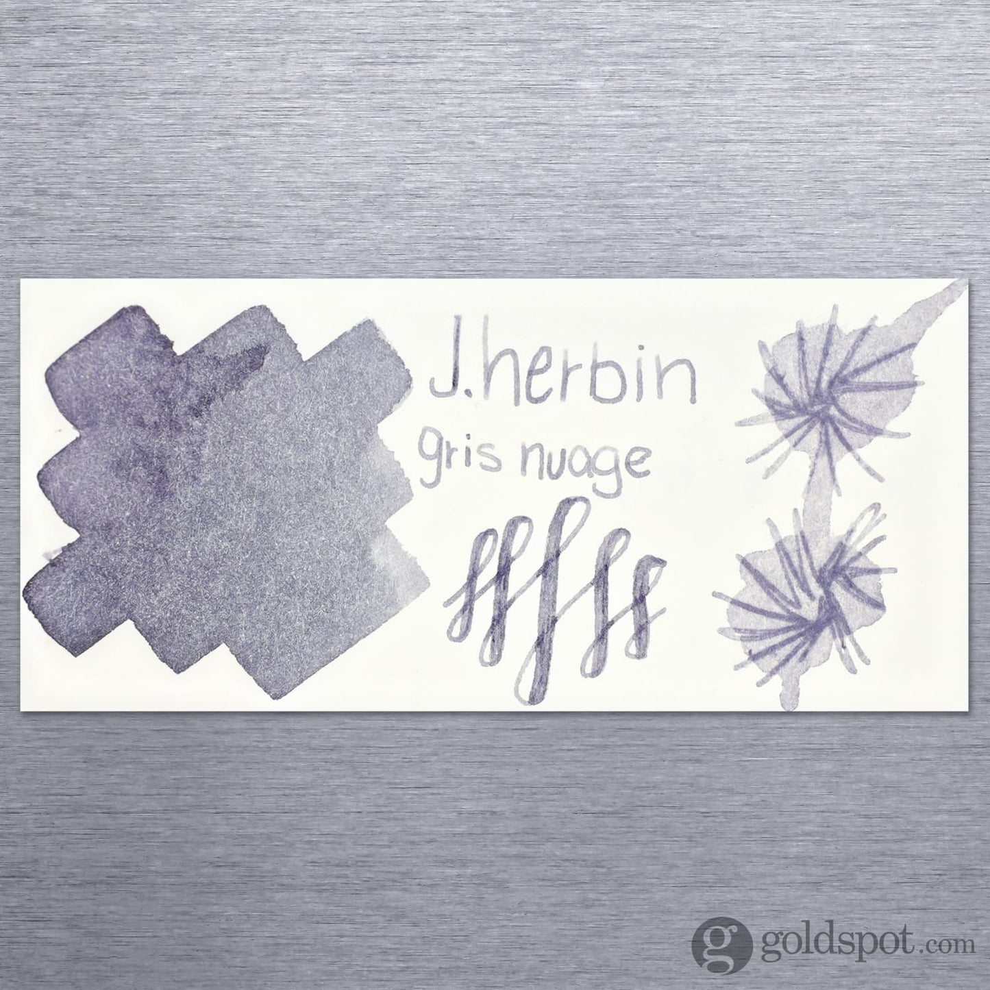 J. Herbin Bottled Ink and Cartridges in Gris Nuage (Cloud Gray) Bottled Ink