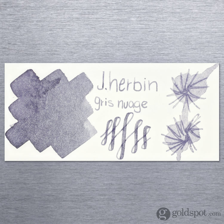 J. Herbin Bottled Ink and Cartridges in Gris Nuage (Cloud Gray) Bottled Ink