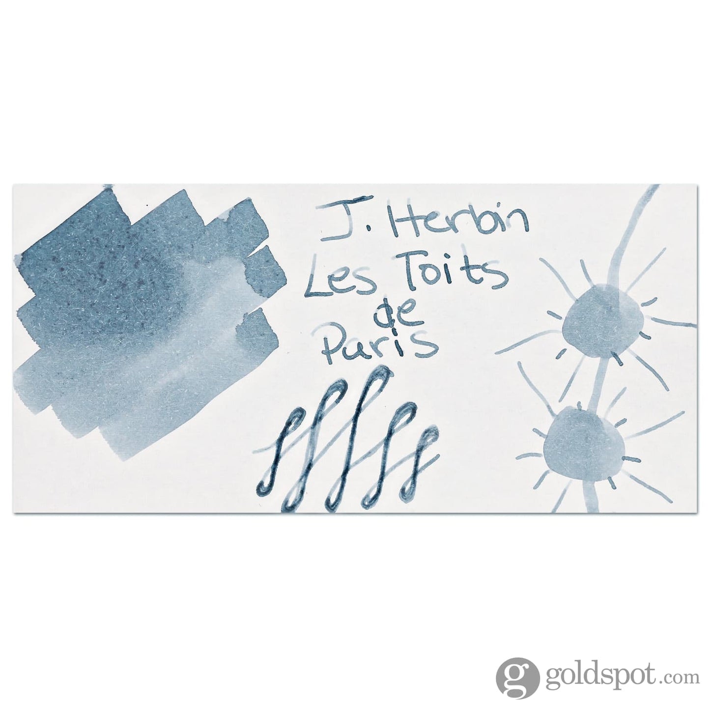 J. Herbin Ink Paris Collecton in Les Toits de Paris Grey - 30ml Bottled Ink