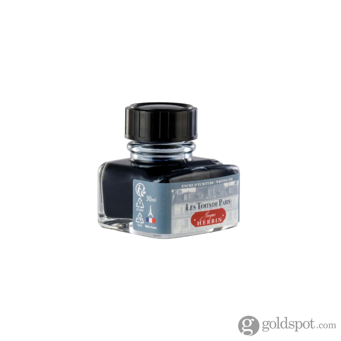 J. Herbin Ink Paris Collecton in Les Toits de Paris Grey - 30ml Bottled Ink