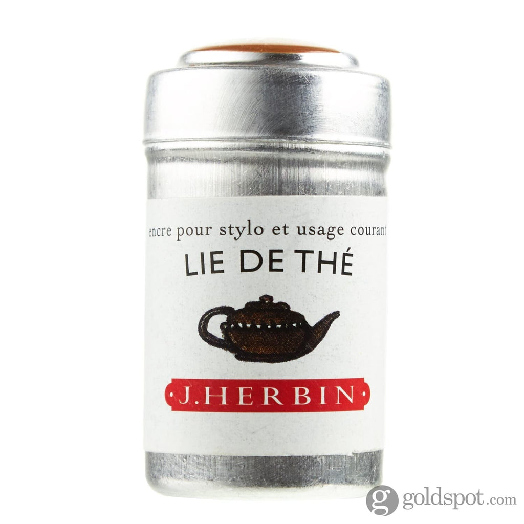 J. Herbin Bottled Ink and Cartridges in Lie de Thé (Brown Tea) Cartridges Bottled Ink