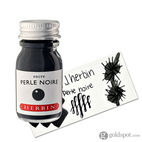 J. Herbin Bottled Ink and Cartridges in Perle Noire (Black Pearl) 10ml Bottled Ink