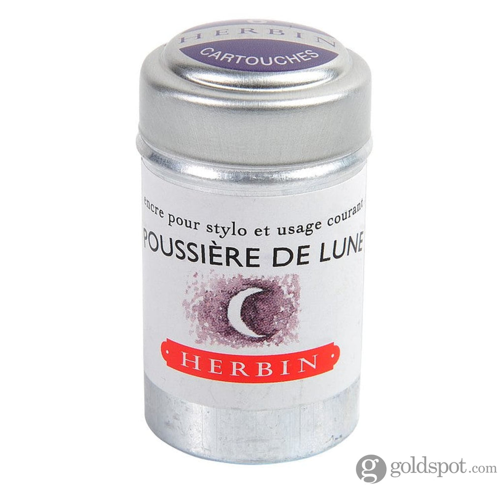 J. Herbin Bottled Ink and Cartridges in Poussière de Lune (Moondust Purple) Cartridges Bottled Ink