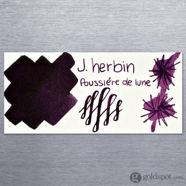 J. Herbin Bottled Ink and Cartridges in Poussière de Lune (Moondust Purple) Bottled Ink