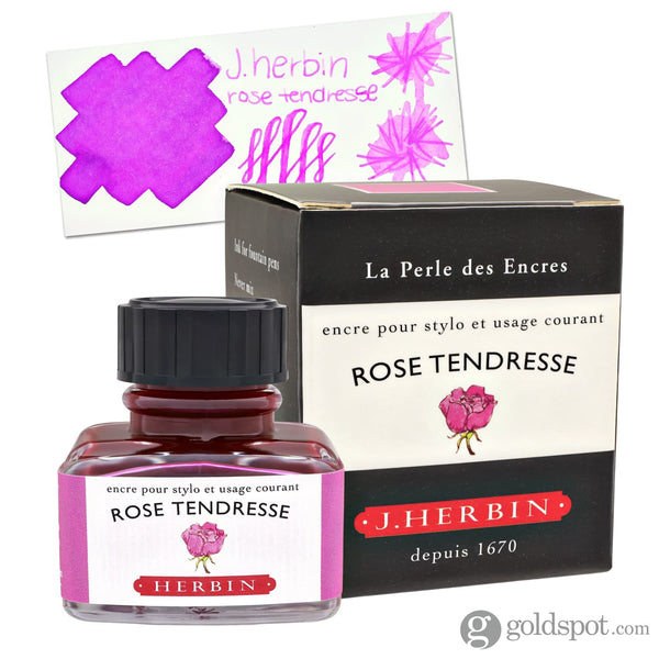 J. Herbin Bottled Ink in Rose Tendresse (Tenderness Pink) 30ml Bottled Ink