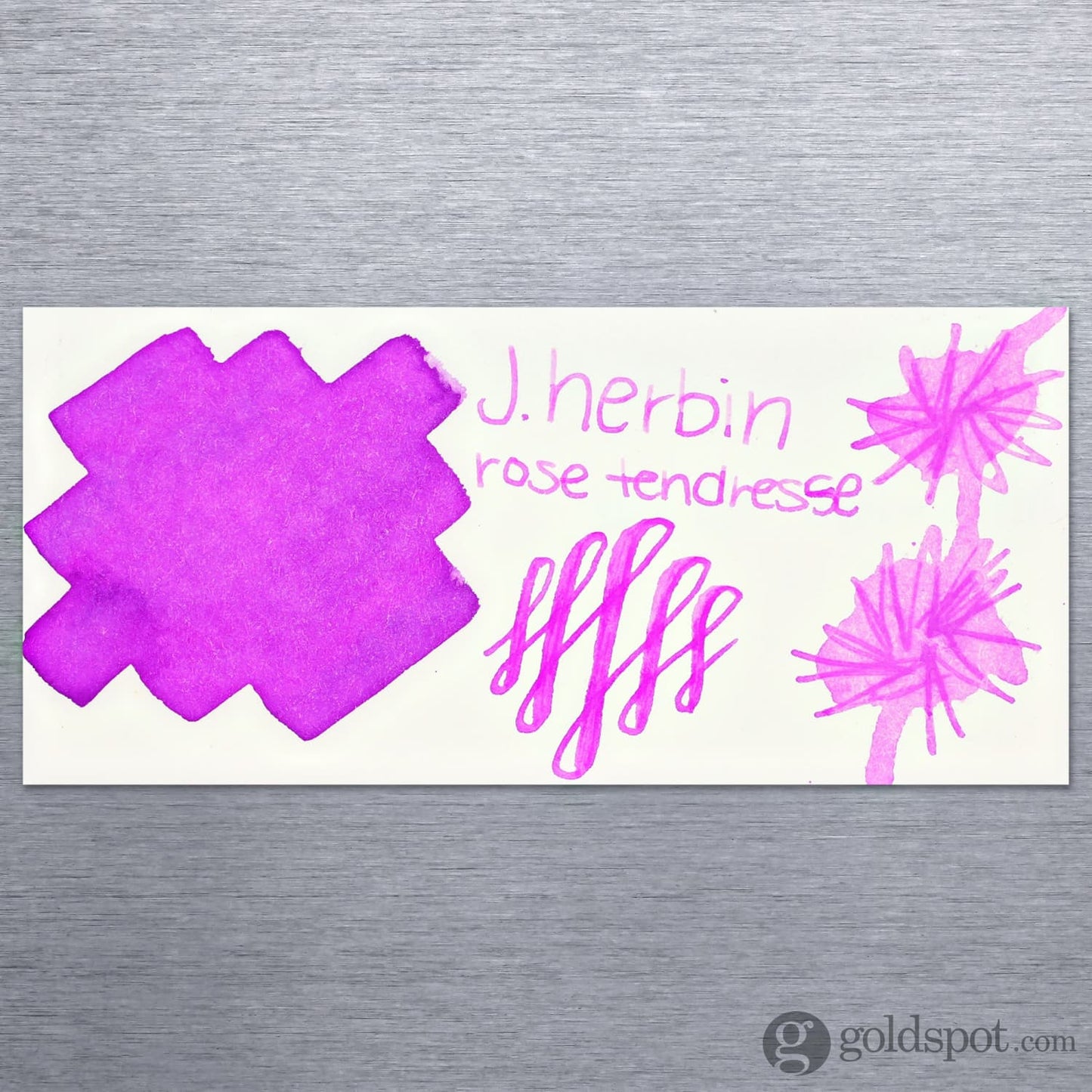 J. Herbin Bottled Ink in Rose Tendresse (Tenderness Pink) Bottled Ink