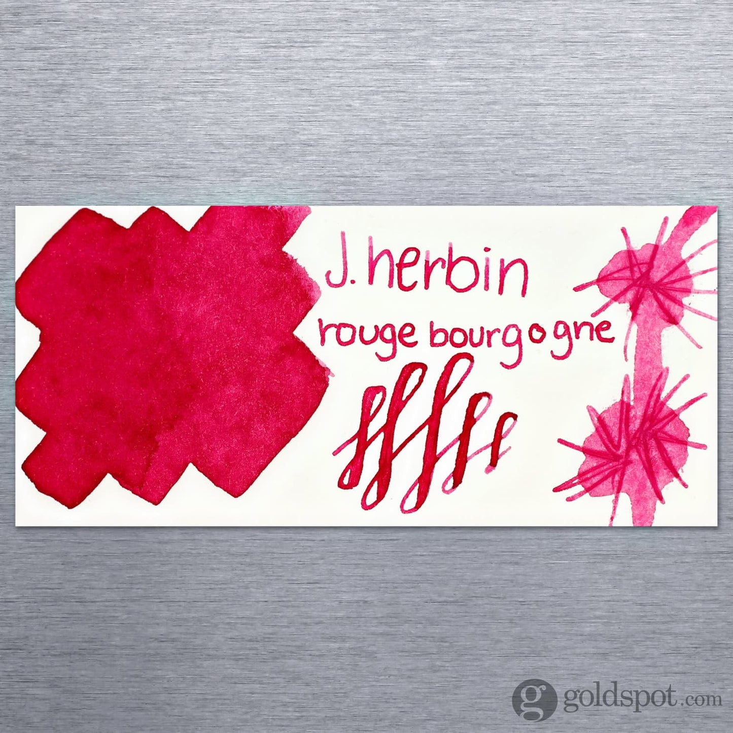 J. Herbin Bottled Ink in Rouge Bourgogne (Burgundy Red) Bottled Ink