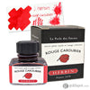J. Herbin Bottled Ink and Cartridges in Rouge Caroubier (Carob Seed Red) 30ml Bottled Ink