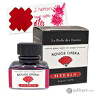 J. Herbin Bottled Ink and Cartridges in Rouge Opéra (Red Opera) 30ml Bottled Ink