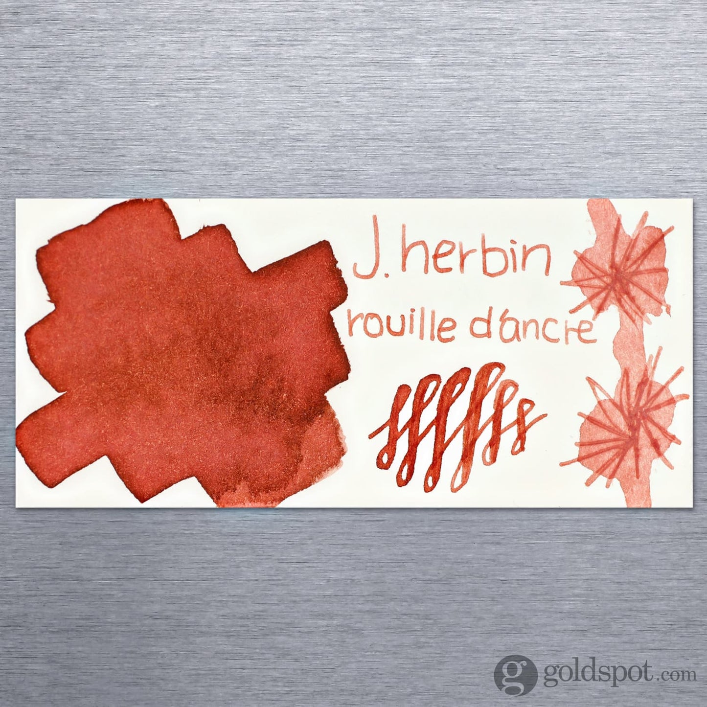 J. Herbin Bottled Ink in Rouille d’Ancre (Rusty Anchor Red) Bottled Ink