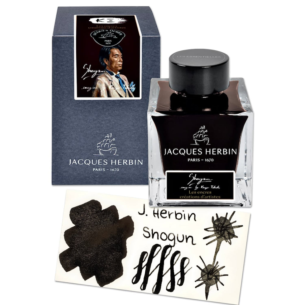 J. Herbin “Shogun” by Kenzo Takada Essential Bottled Fountain Pen Ink - 50  mL