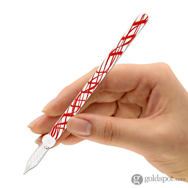 J. Herbin Straight Glass Pen in Rouge Caroubier Dip Pen