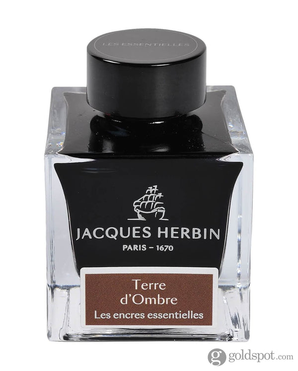 J. Herbin Essential Bottled Ink and Cartridges in Terre d’Ombre 50ml Bottled Ink