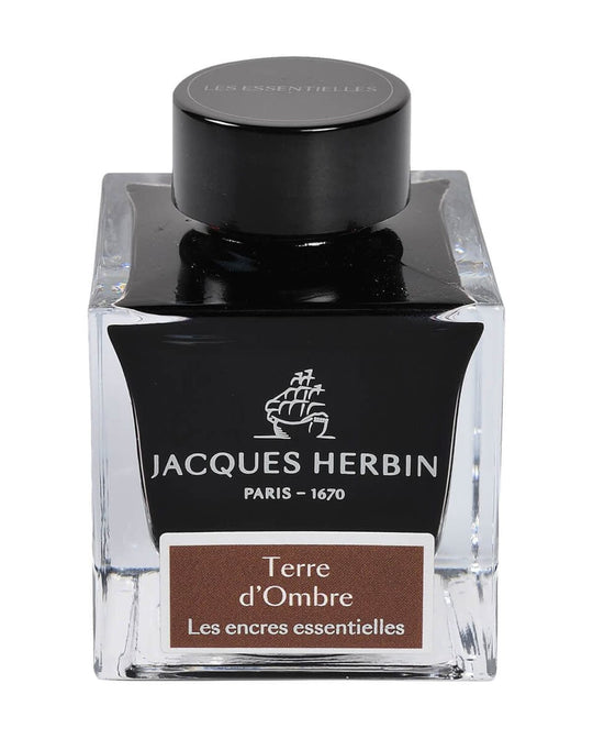 J. Herbin Terre d’Ombre Essential Bottled Ink and Cartridges