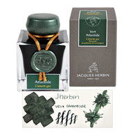 J. Herbin Vert Atlantide Encre 350 Bottled Fountain Pen Ink - 50 mL