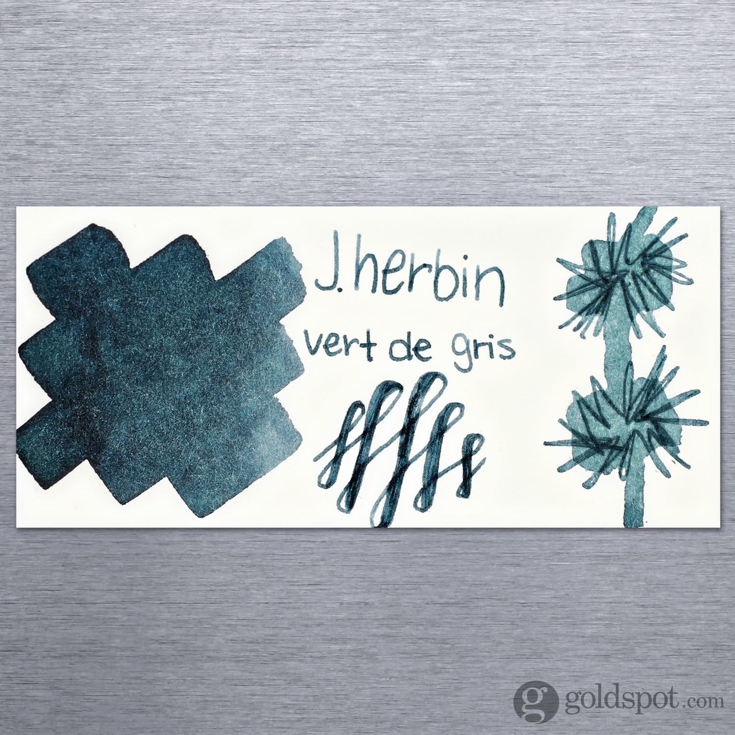 J. Herbin Bottled Ink in Vert de Gris (Greyish Green) Bottled Ink