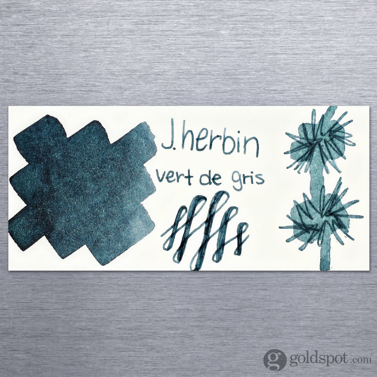 J. Herbin Bottled Ink in Vert de Gris (Greyish Green) Bottled Ink