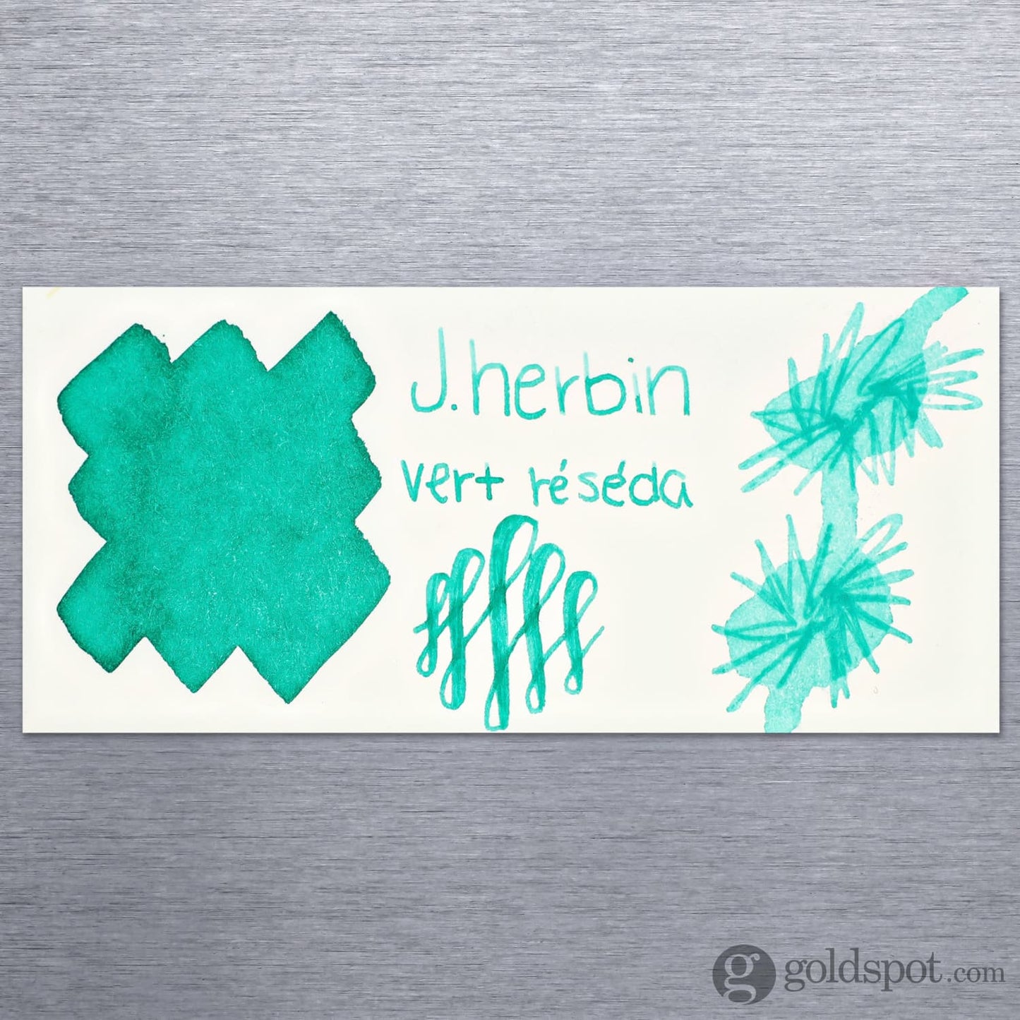 J. Herbin Bottled Ink in Vert Réséda (Green Mignonette) Bottled Ink