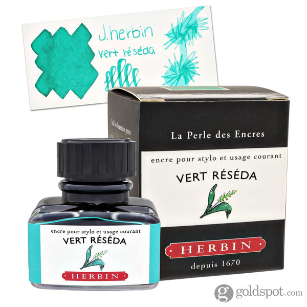 J. Herbin Bottled Ink in Vert Réséda (Green Mignonette) 30ml Bottled Ink