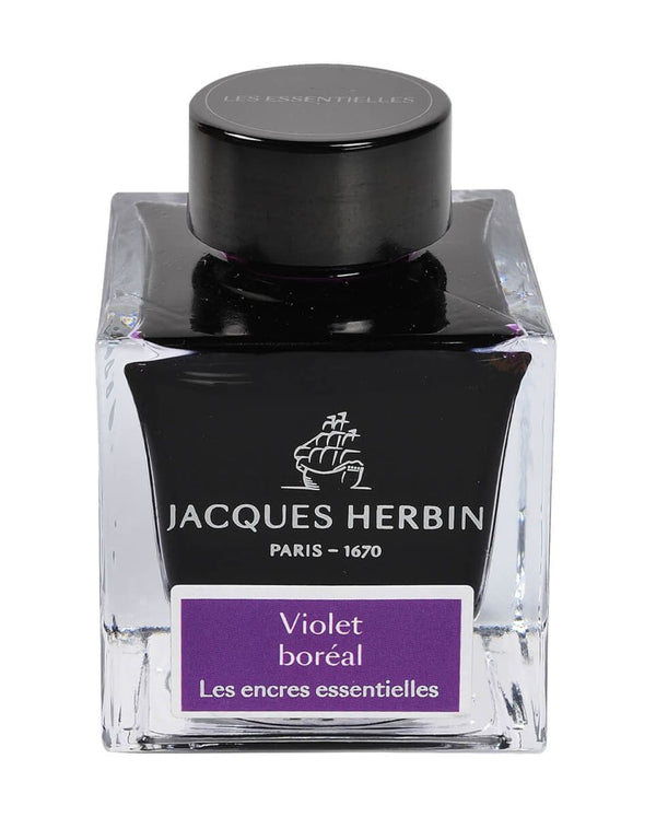 J. Herbin Essential Bottled Ink and Cartridges in Violet Boreal Bottled Ink