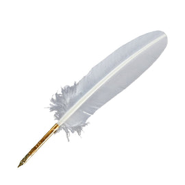 Jacques Herbin Goose Quill Pen in White Feather