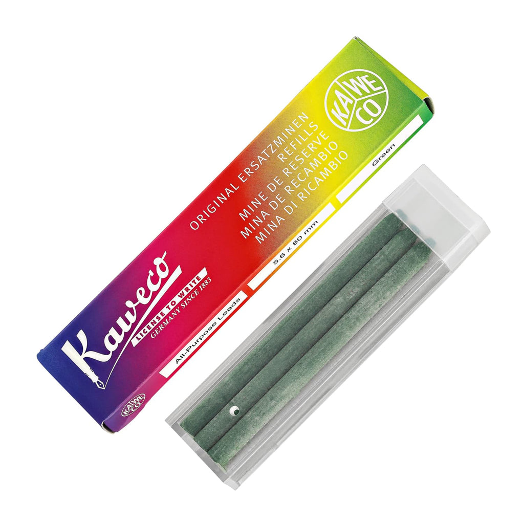 Kaweco All-Purpose Colour Lead Refill in Green - 5.6mm Mechanical Pencil Lead