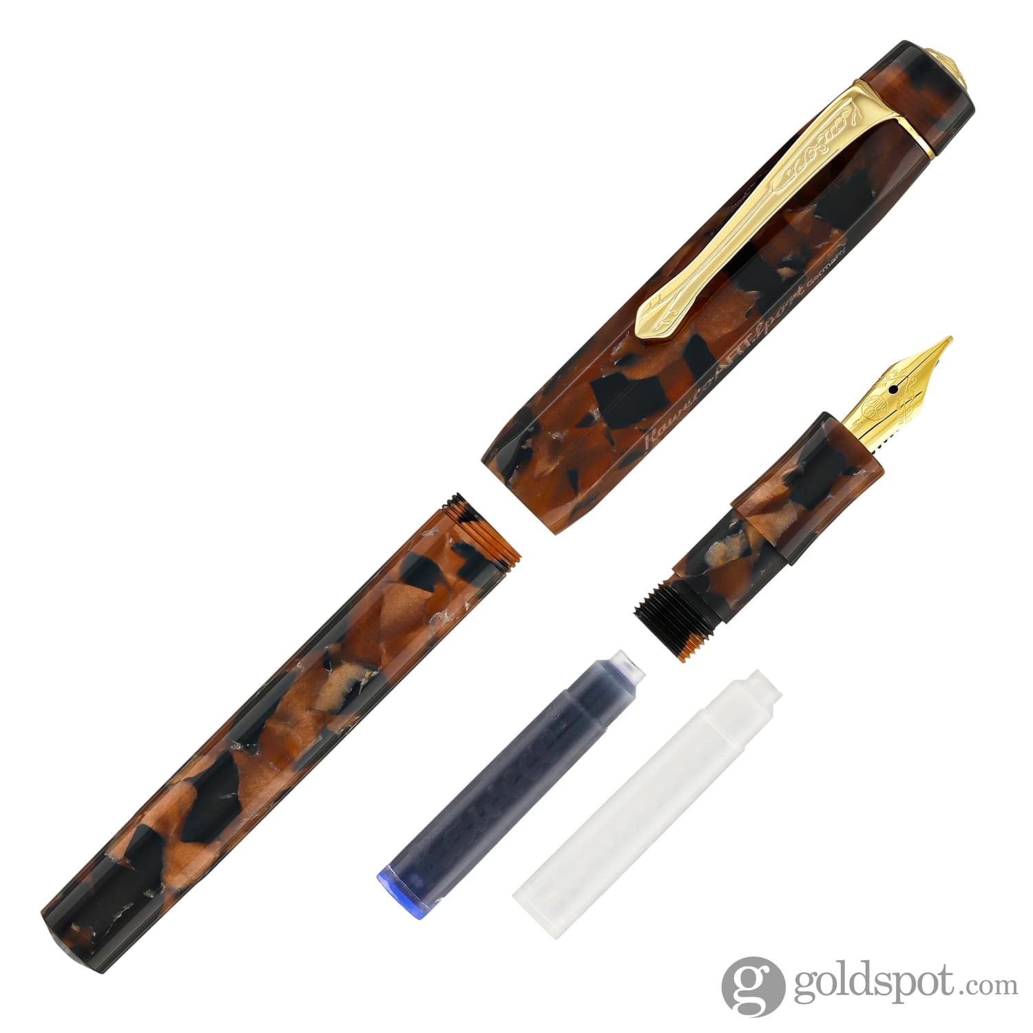 Kaweco ART Sport Fountain Pen in Hickory Brown - Goldspot Pens