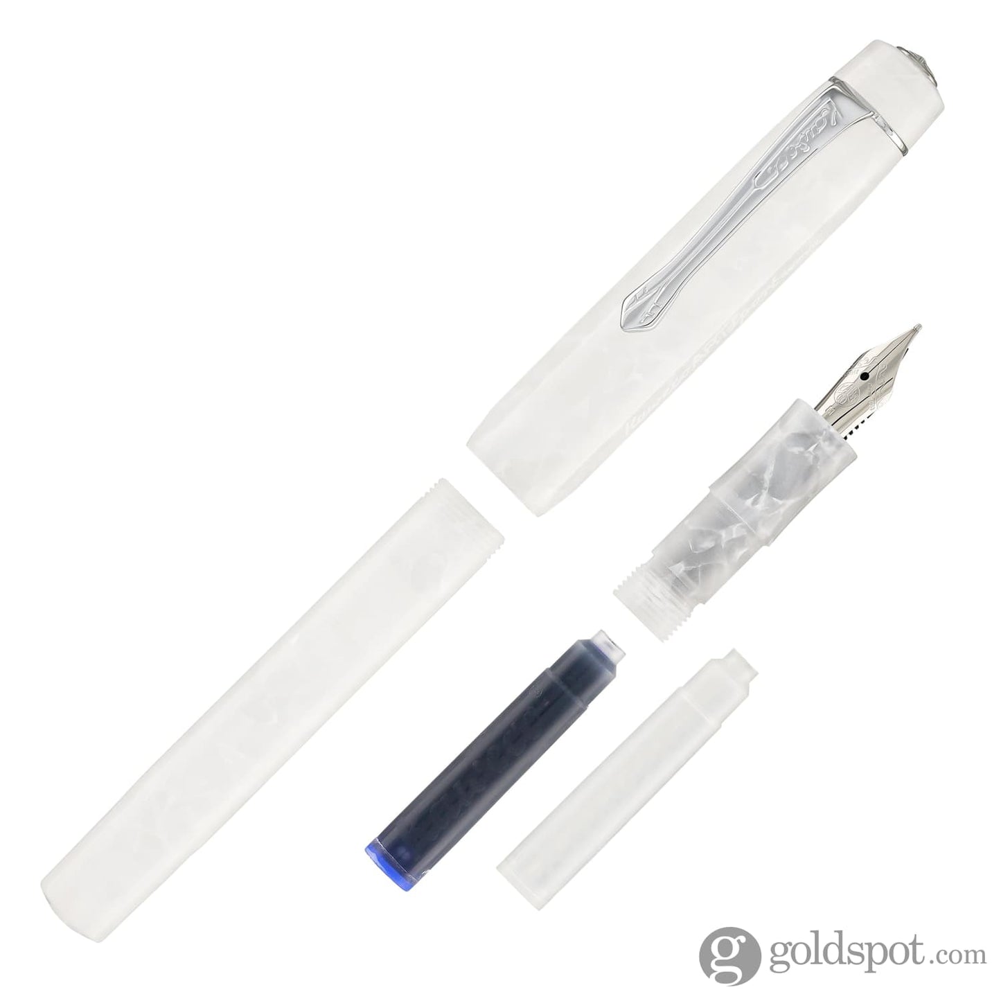 Kaweco ART Sport Fountain Pen in Mineral White Fountain Pens