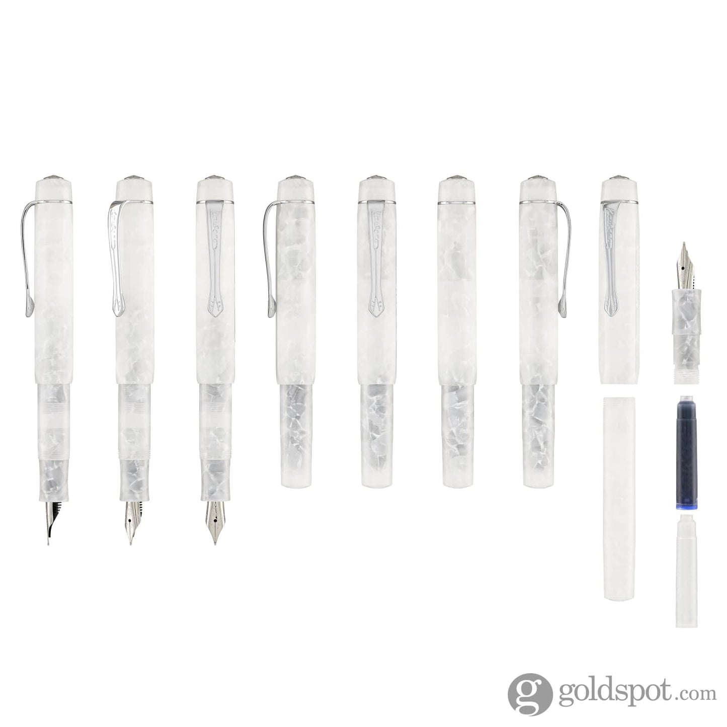 Kaweco ART Sport Fountain Pen in Mineral White Fountain Pens