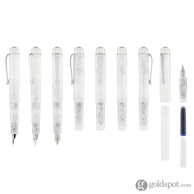 Kaweco ART Sport Fountain Pen in Mineral White Fountain Pens