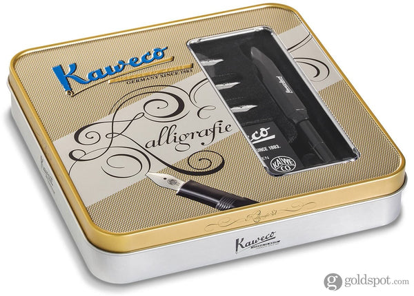 Kaweco Calligraphy Set - Black - Nib Sizes 1.1 1.5 1.9 2.3 Fountain Pen