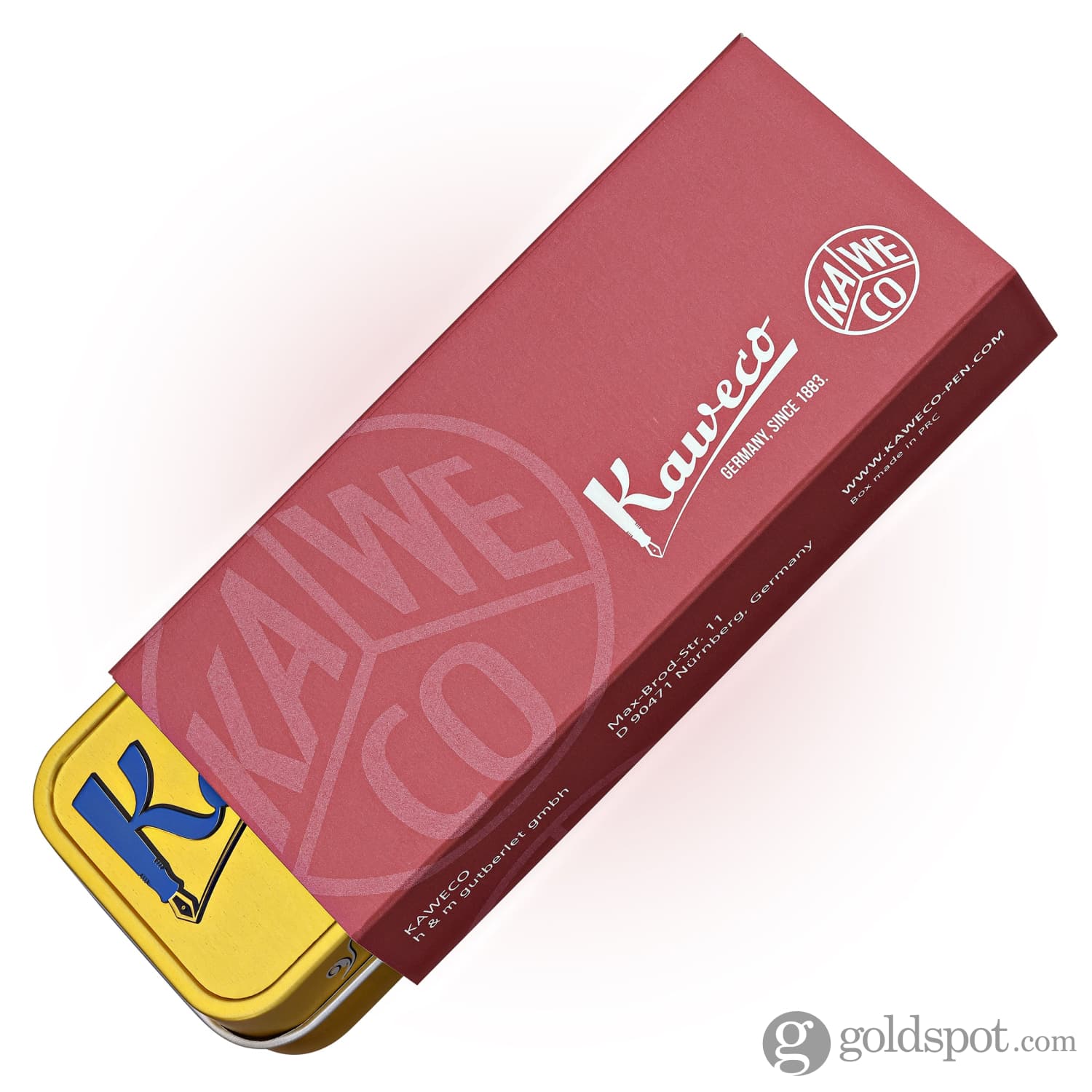 早い者勝ちKaweco Collection 0.7 レッド 箱あり Kaweco Collector's AL-Sport Fountain Pen in Ruby Red - Goldspot Pens