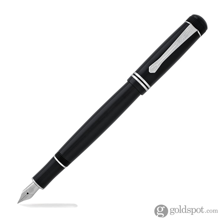 Kaweco Dia2 Fountain Pen in Black and Silver Broad