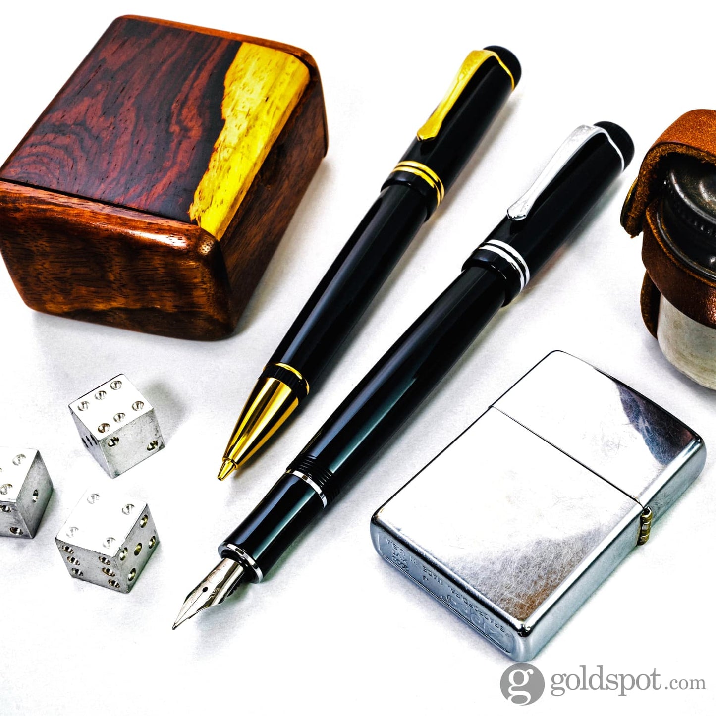 Kaweco Dia2 Fountain Pen in Black and Silver