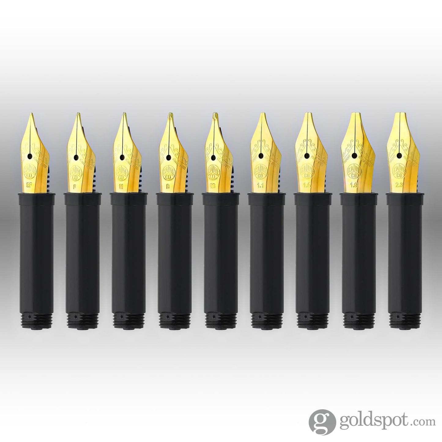 Kaweco Fountain Pen Replacement Nib 060 in Gold Plated Steel Fountain Pen